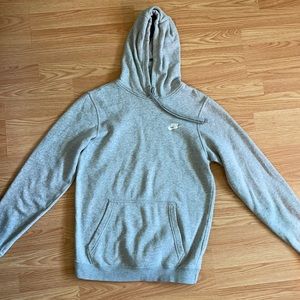 Nike grey hoodie (sportswear club fleece)